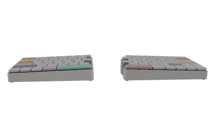 APPLE MAGIC-TYPE SPLIT BLE KEYBOARD