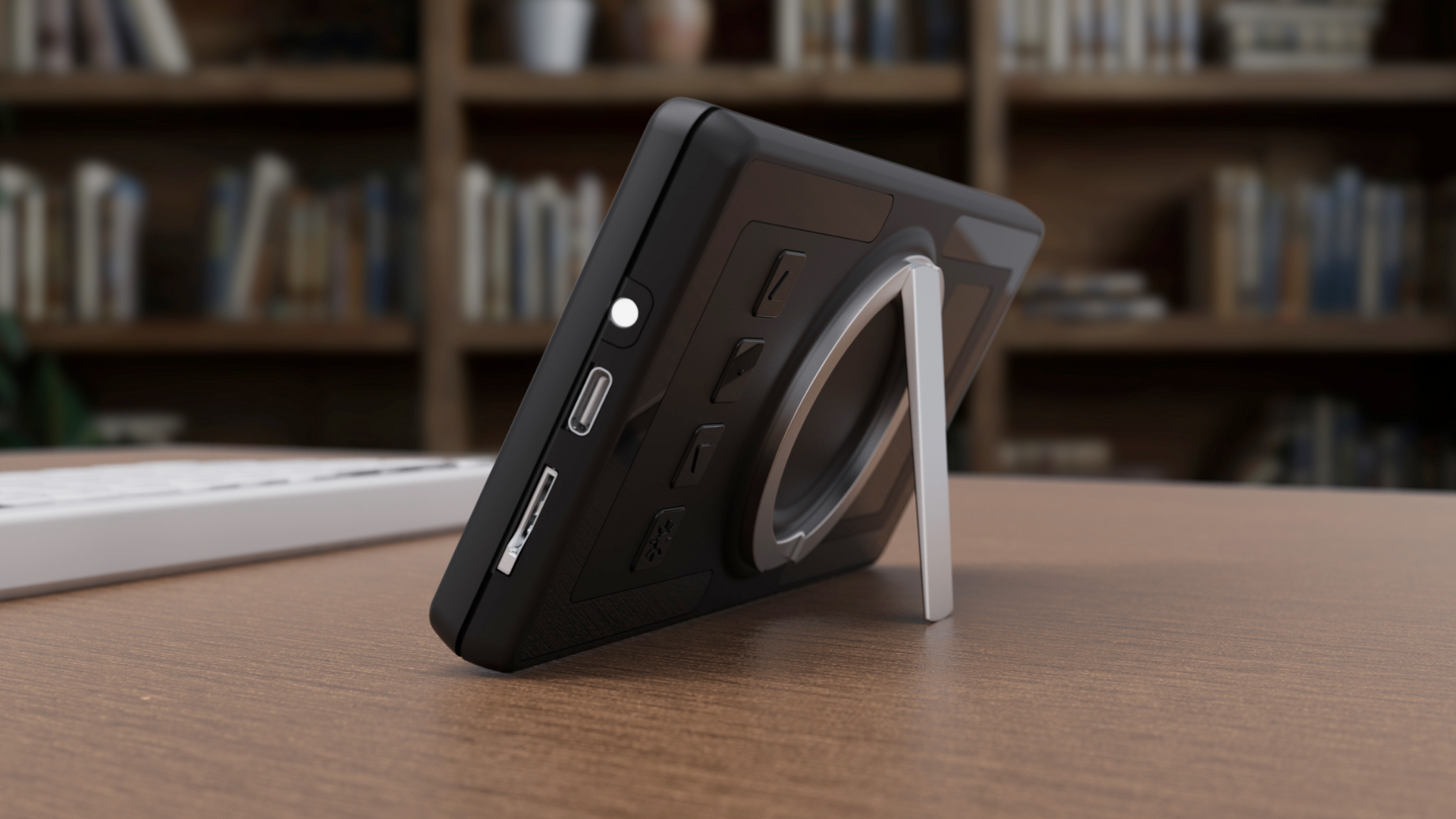 BYOK black variant with stand