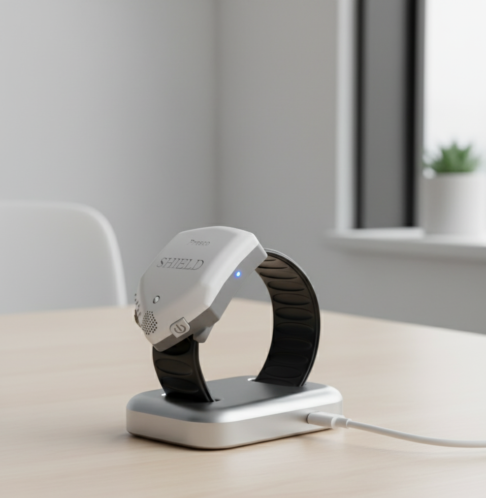 In-Use on Patient – Ambulatory monitoring with cuff attached